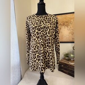 Laura Scott leopard sweater